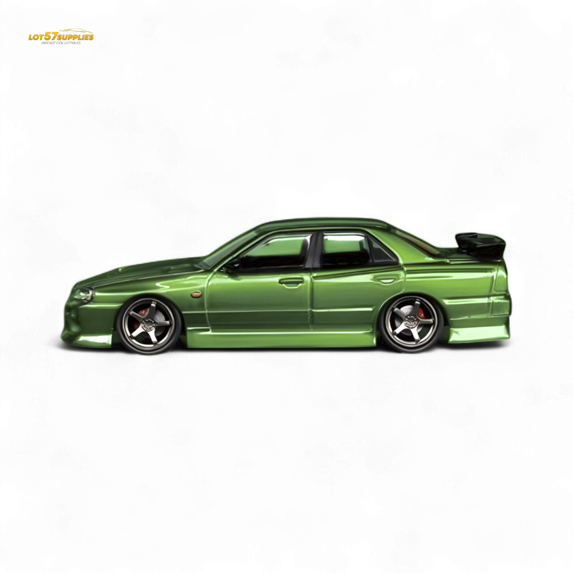 Mortal ER34 Skyline Uras Transparent Metallic Green 1:64 - Image 3