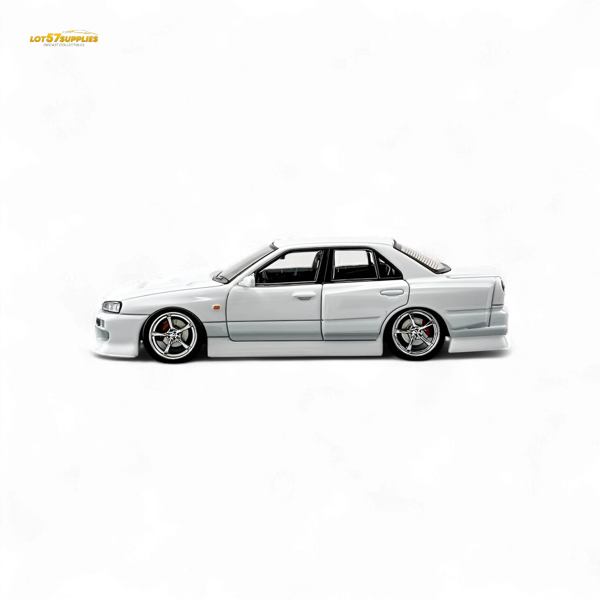Mortal Nissan ER34 Skyline Uras Pearl White 1:64 - Image 3