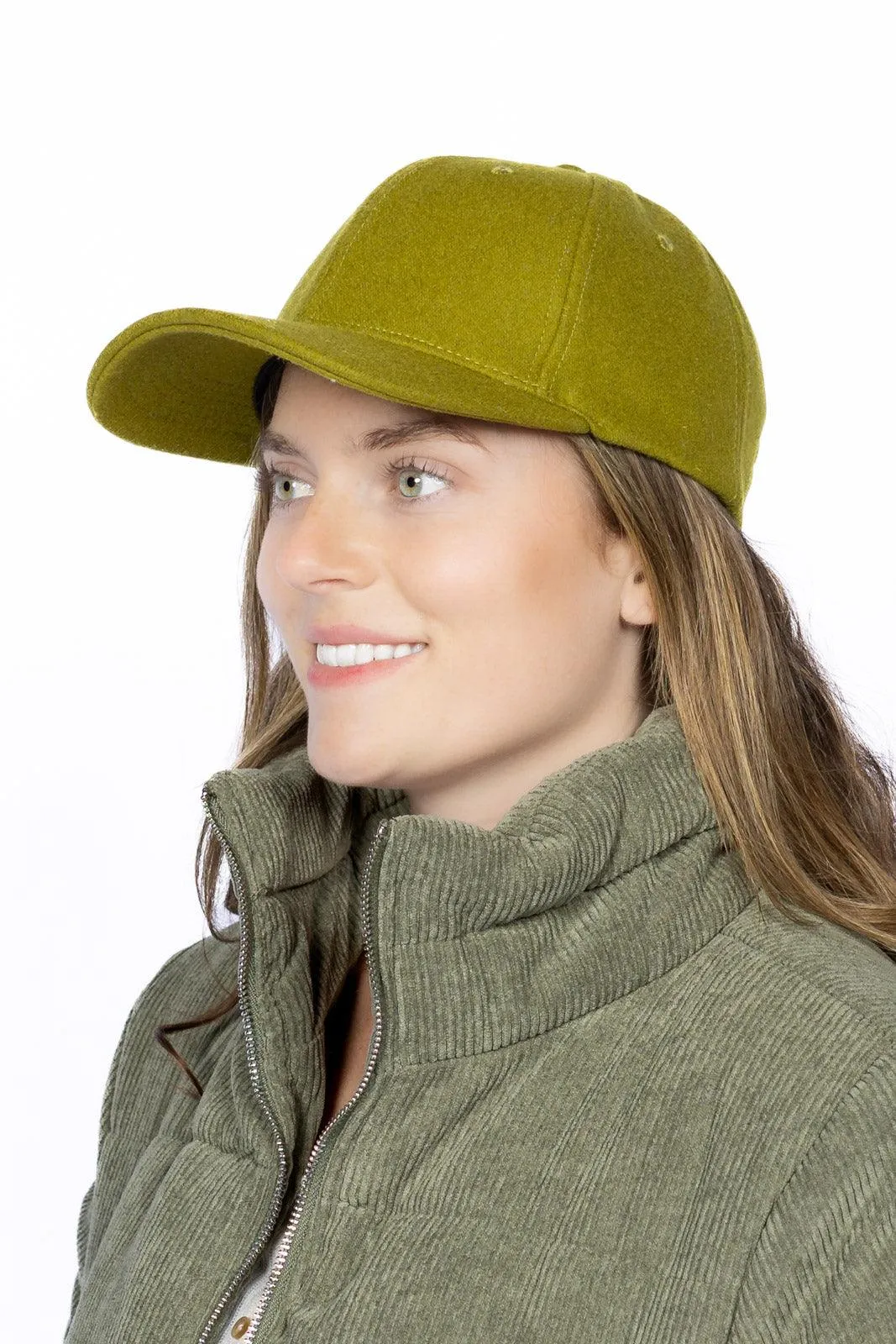 Mossy Pine Wool Baseball Cap - Image 3