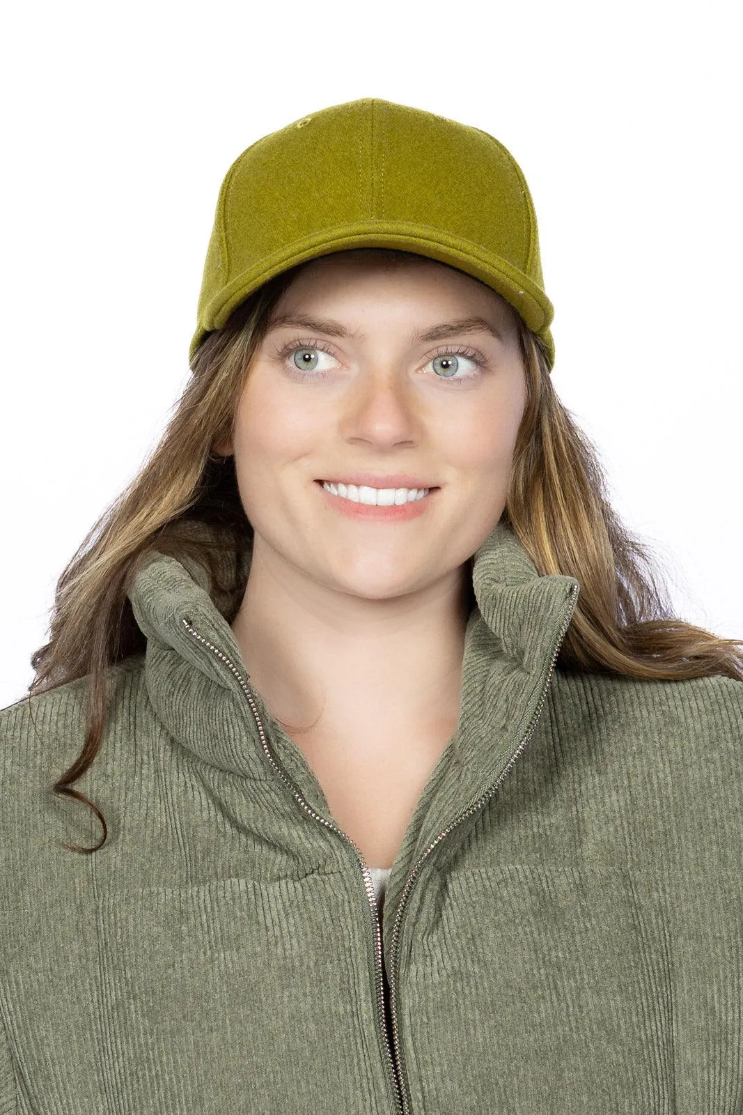 Mossy Pine Wool Baseball Cap - Image 4