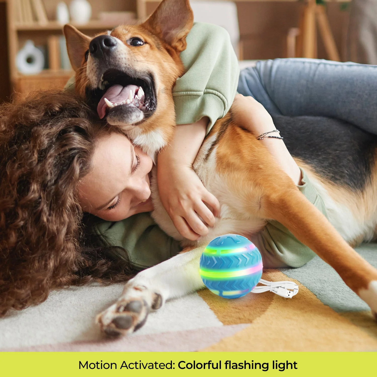Motion-Activated LED Dog Ball - Image 2