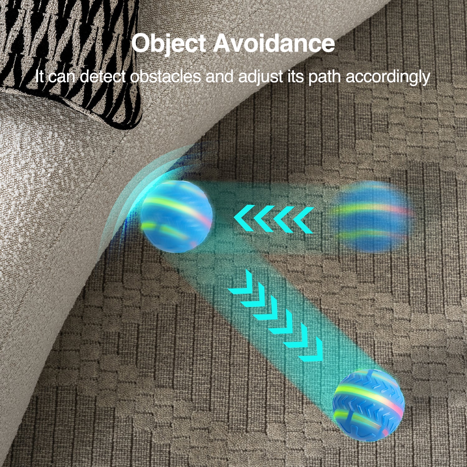Motion-Activated LED Dog Ball - Image 6