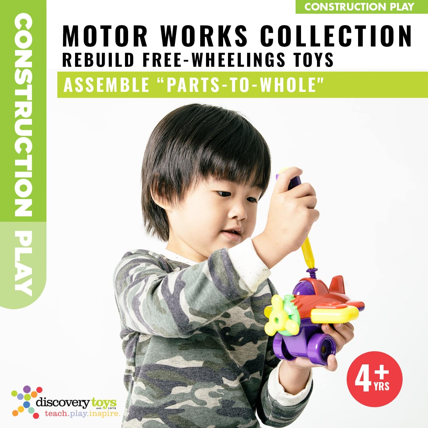 MOTOR WORKS DIY Take-Apart Vehicles Set - Image 2