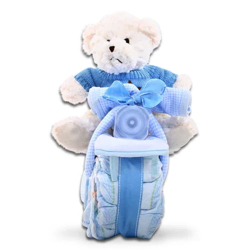 Motorcycle Diaper Cake-Boy Gift - Image 2