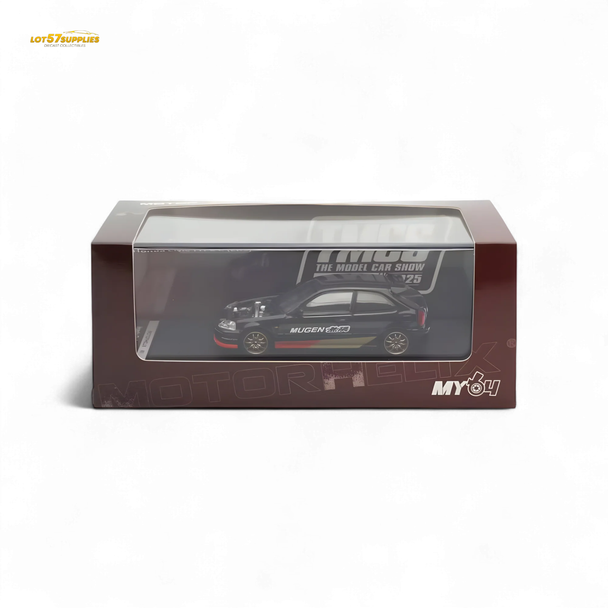 Motorhelix Honda Civic EK9 MUGEN Black 1:64 - Image 2