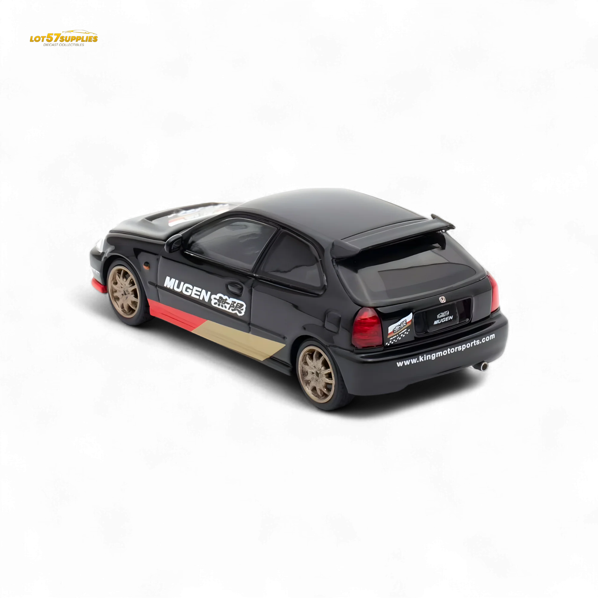 Motorhelix Honda Civic EK9 MUGEN Black 1:64 - Image 4