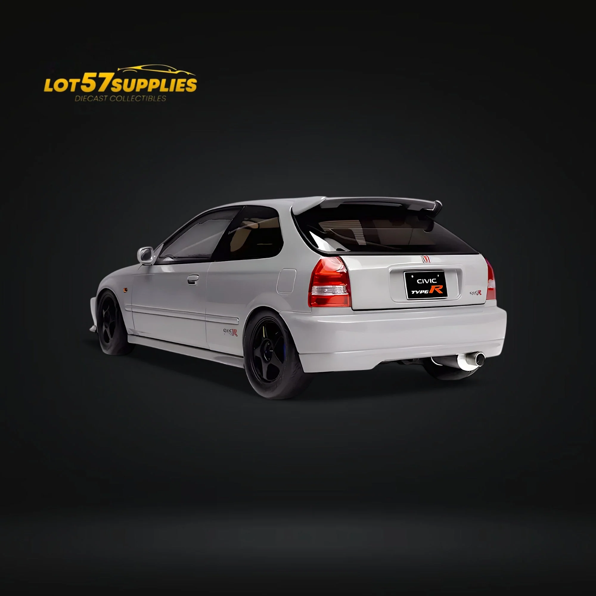 MOTORHELIX Honda Civic Type-R EK9 Nardo Grey 1:18 - Image 3