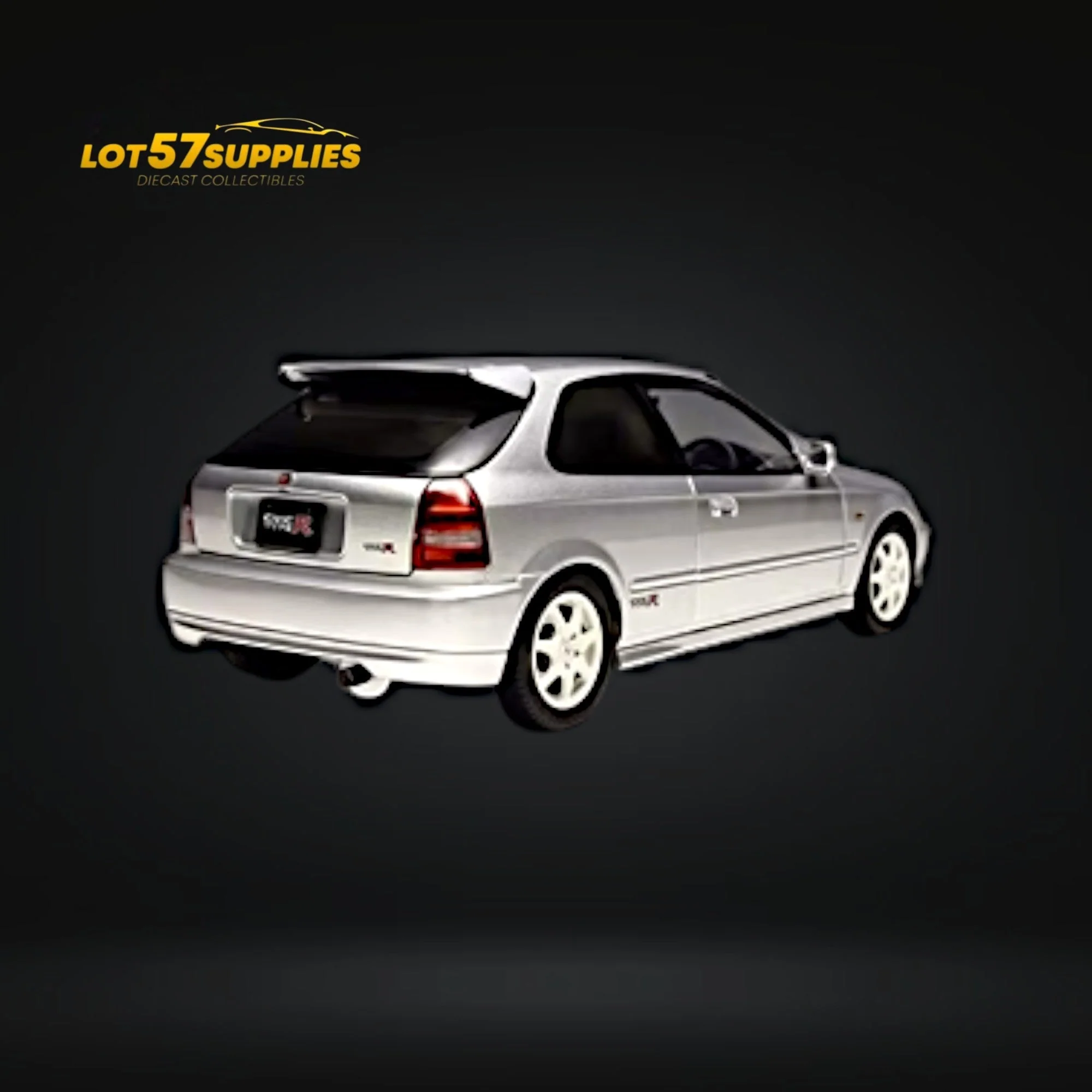 MOTORHELIX Honda Civic Type-R EK9 Silver 1:18 - Image 3