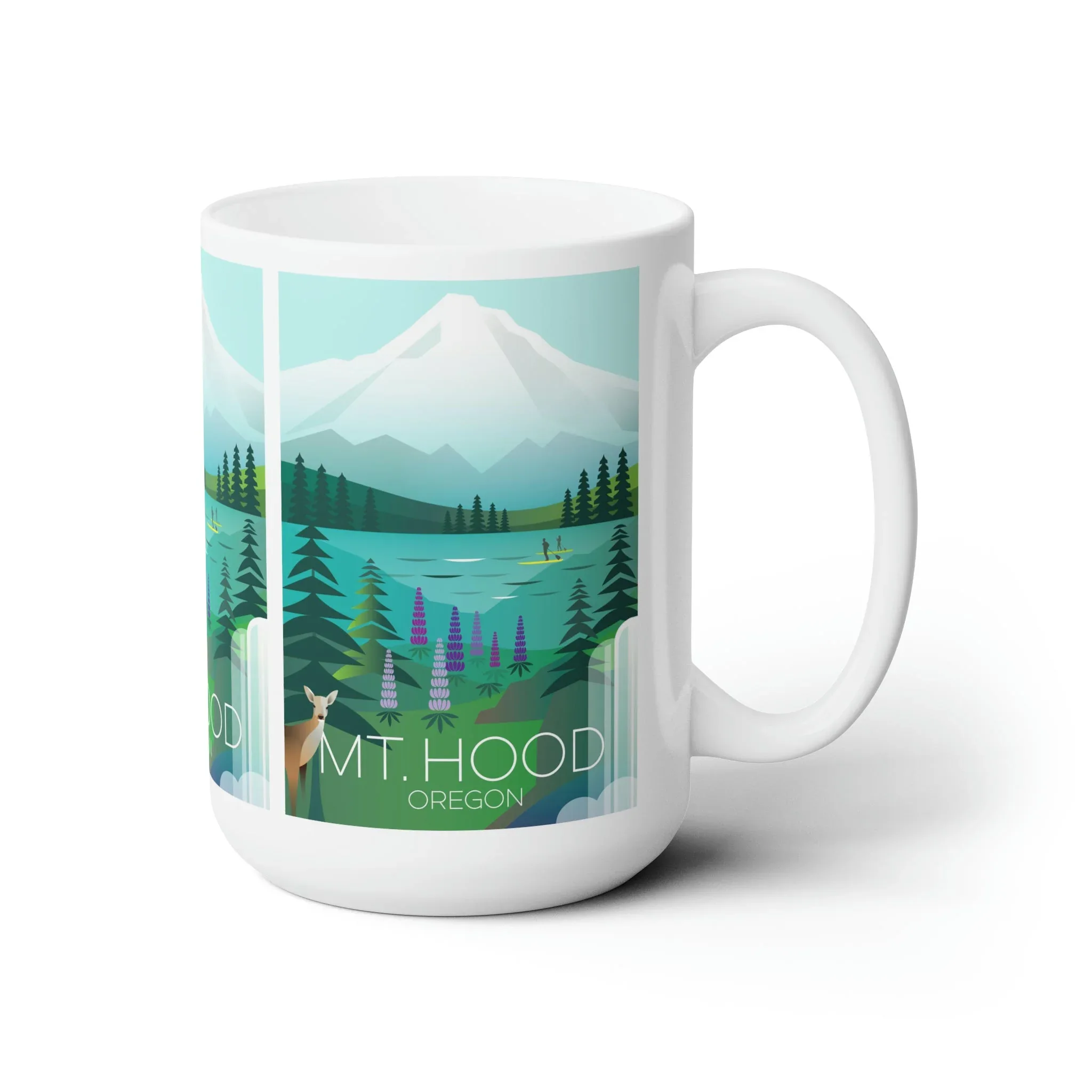 Mount Hood Ceramic Mug 11oz or 15oz - Image 3