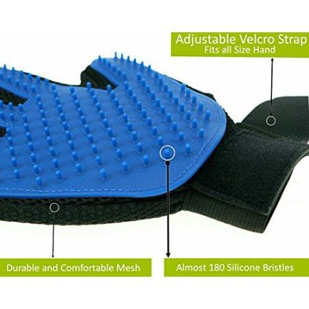 Mr. Peanut's 2 Pak HanD 259 Silicone Pins Pet Grooming Gloves - Image 2
