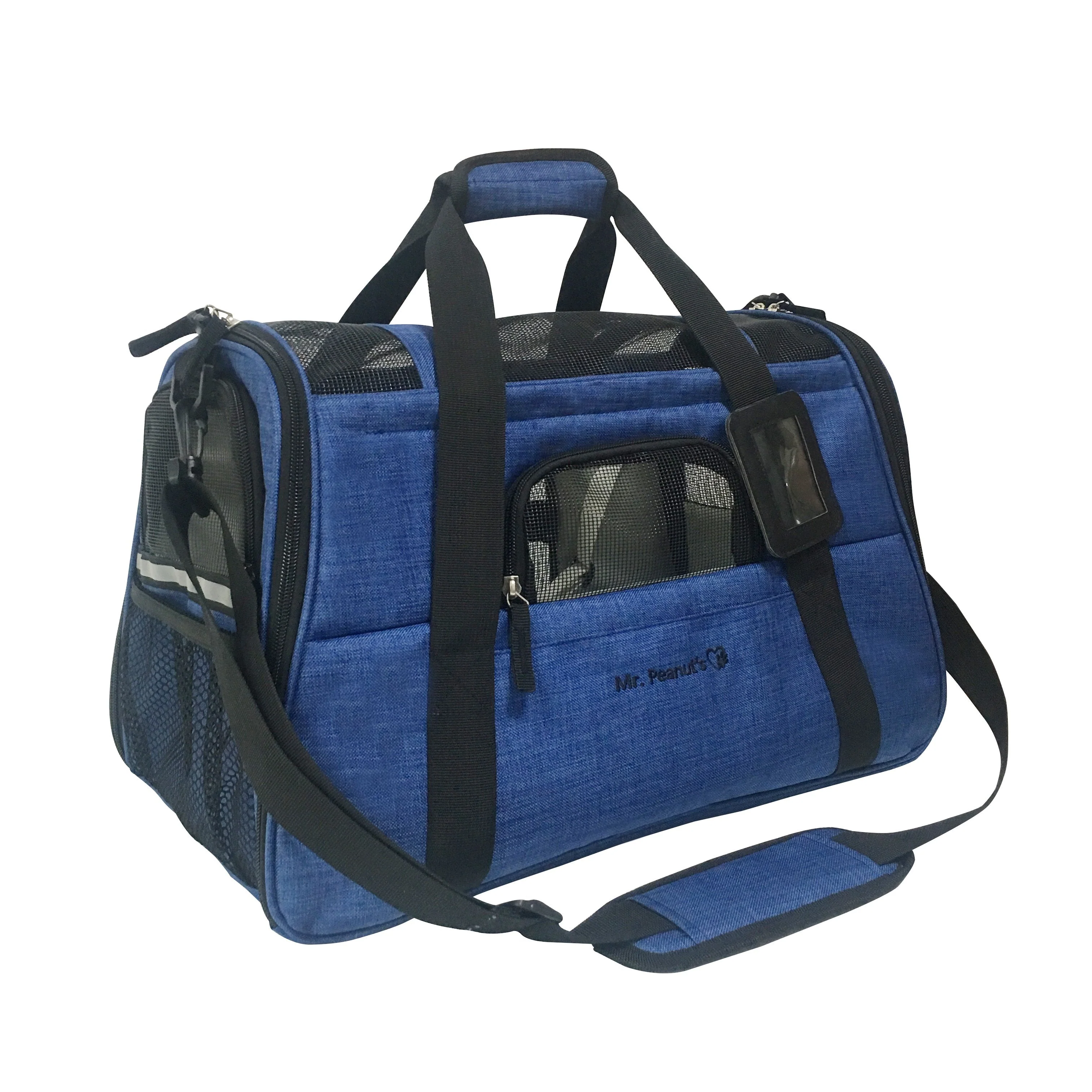 Mr. Peanut's Copper Series Airline Compliant Pet Carrier, Tall Profile Soft Sided Luxury Travel Tote - Image 4
