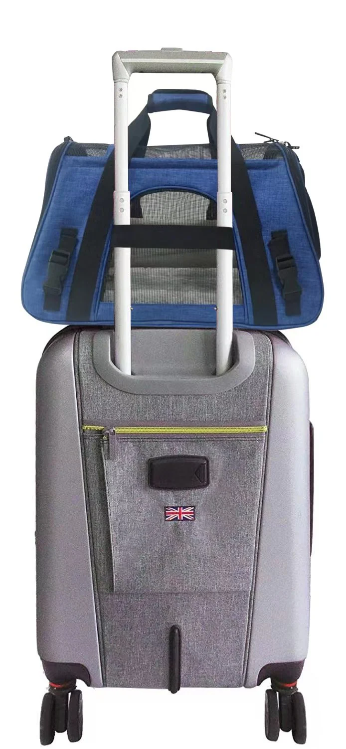 Mr. Peanut's Copper Series Airline Compliant Pet Carrier, Tall Profile Soft Sided Luxury Travel Tote - Image 6