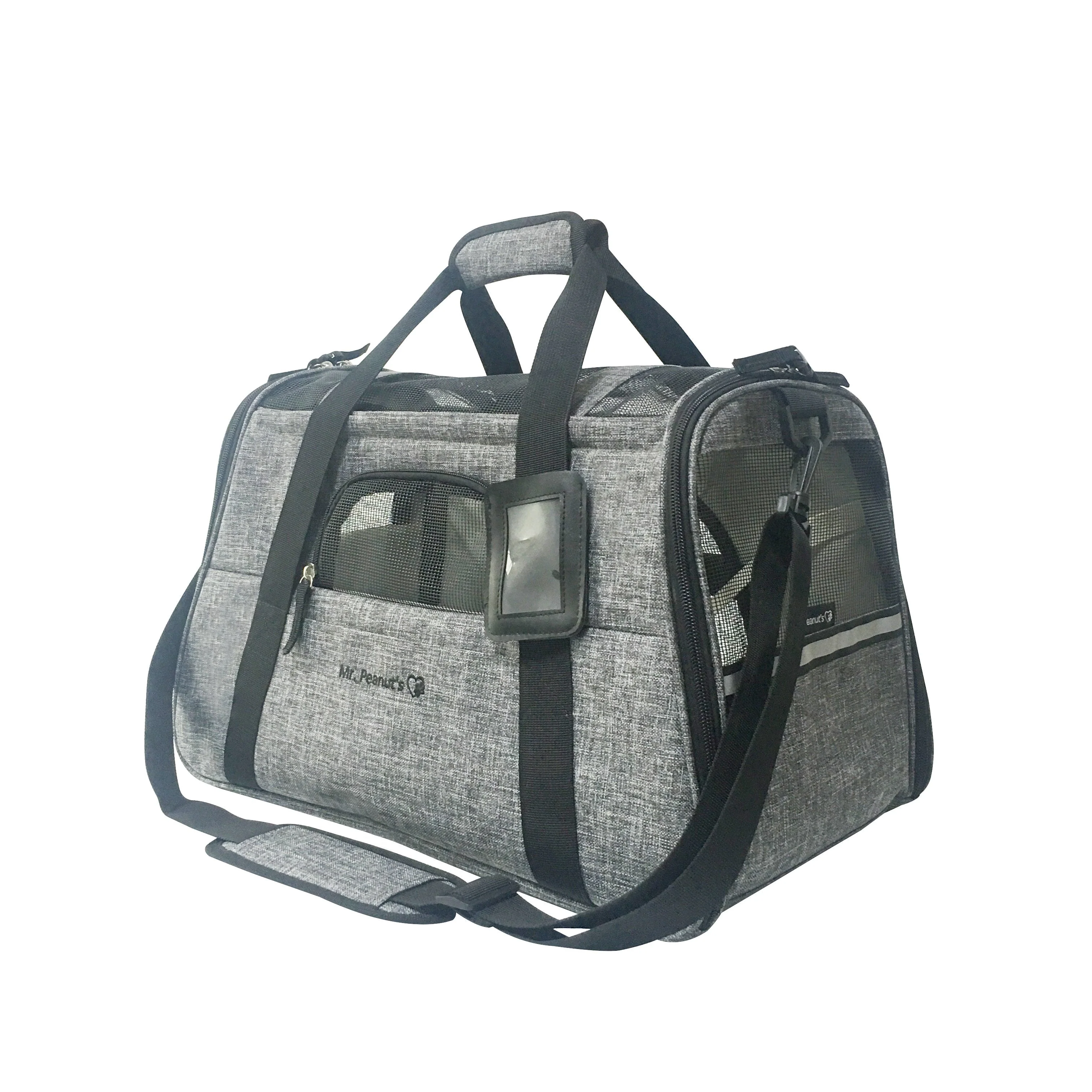 Mr. Peanut's Copper Series Airline Compliant Pet Carrier, Tall Profile Soft Sided Luxury Travel Tote - Image 9