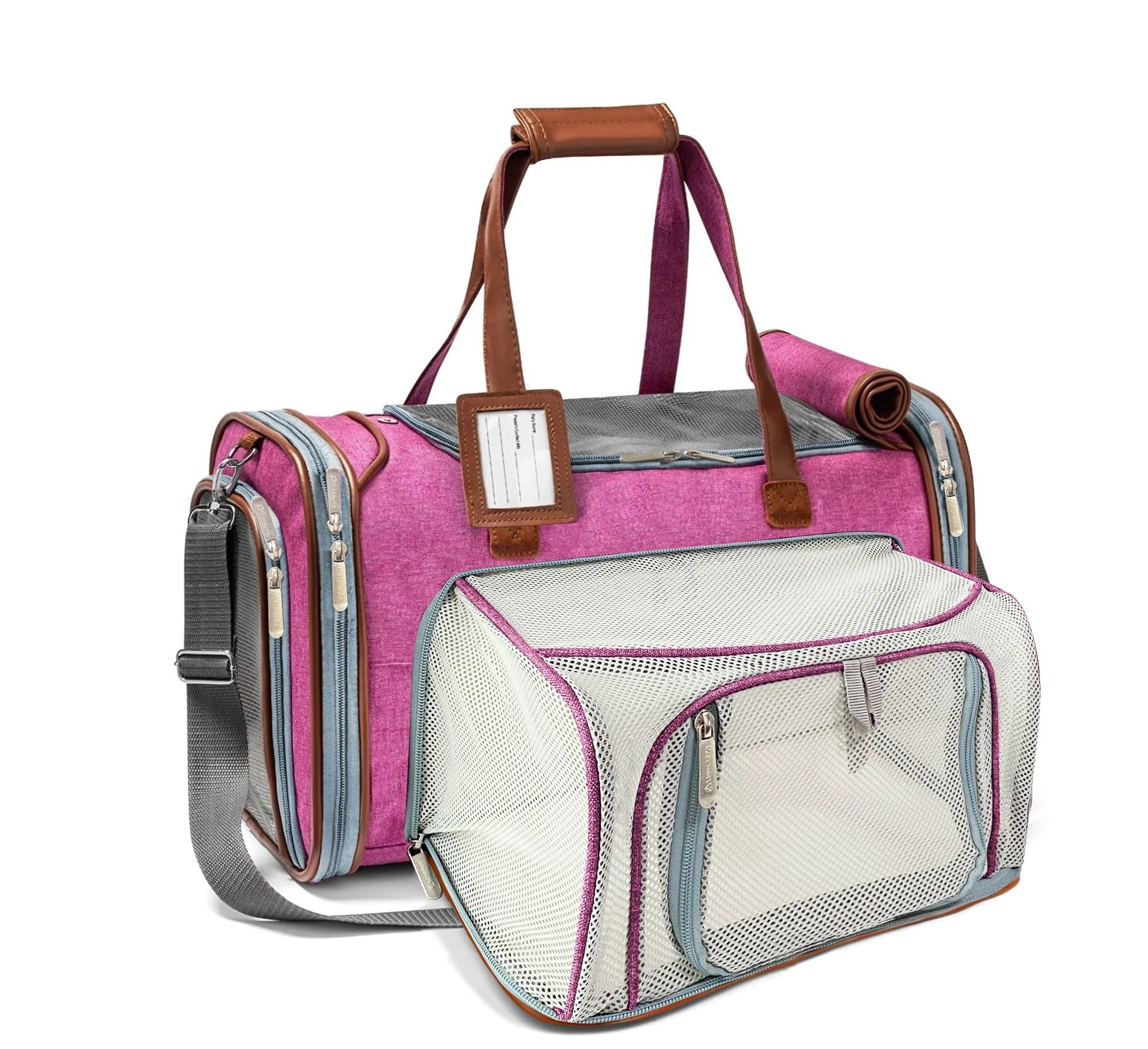 Mr. Peanut's Gold Series Mini Size Airline Compliant Expandable Pet Carrier - Image 2