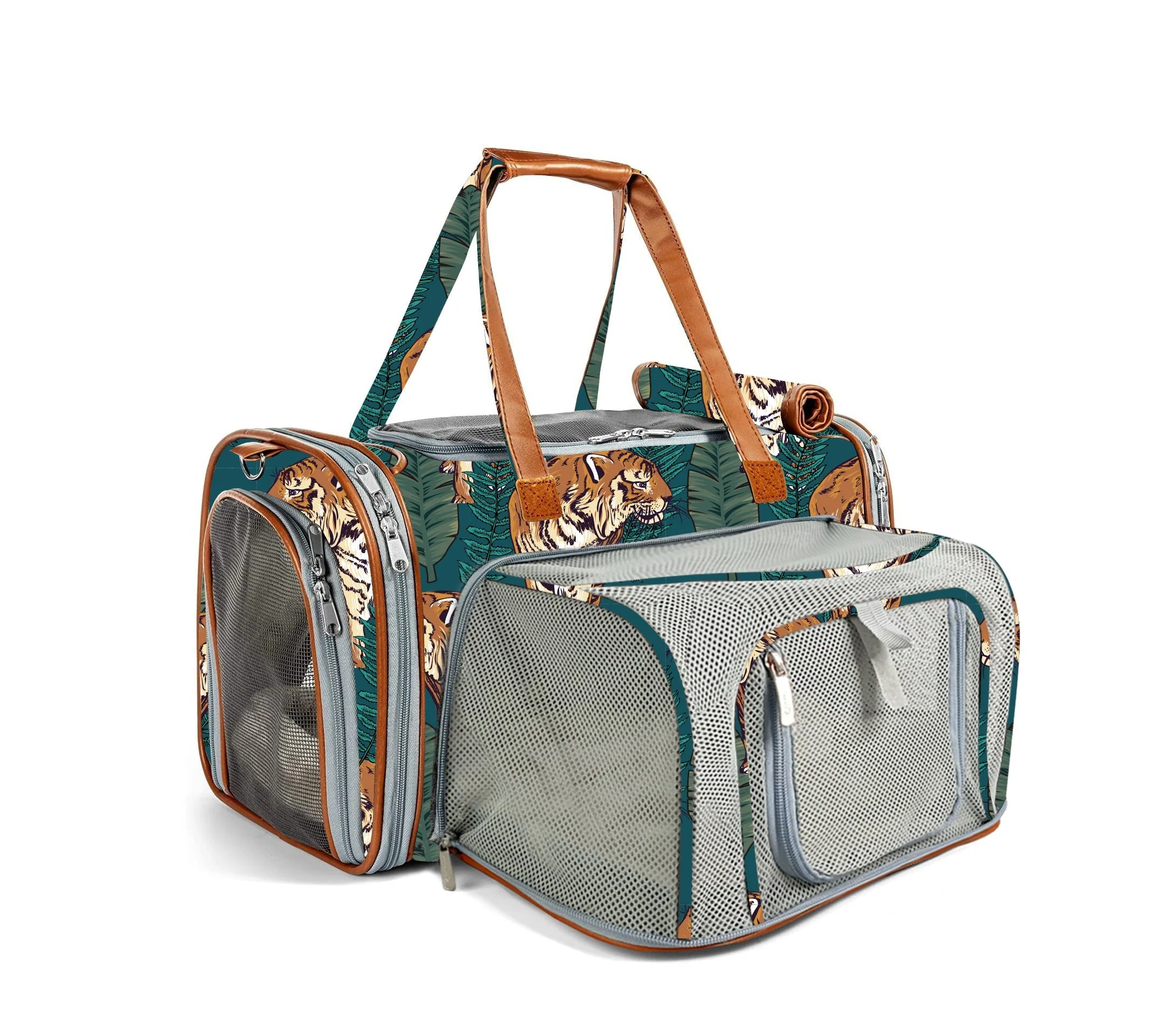 Mr. Peanut's Gold Series Standard Size Airline Compliant Expandable Pet Carrier - Prints Edition - Image 8