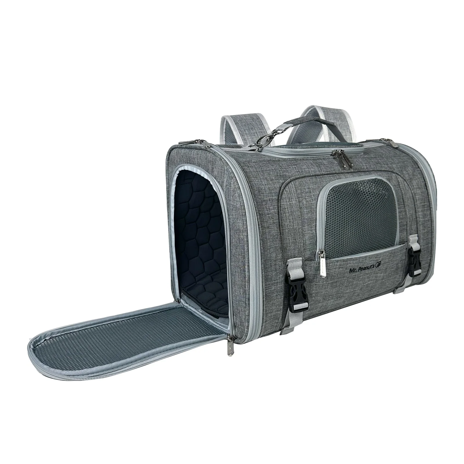 Mr. Peanut's Monterey Series Airline Compliant Horizontal Backpack Pet Carrier - Image 12