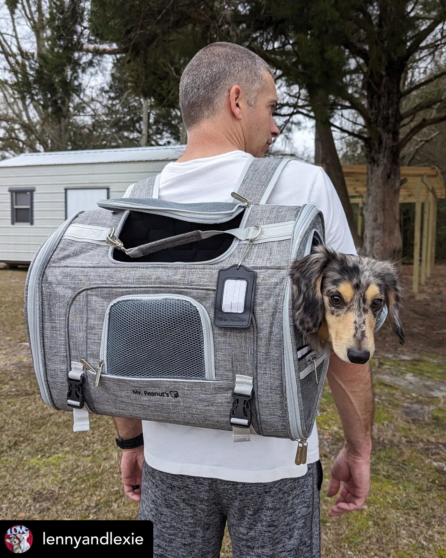 Mr. Peanut's Monterey Series Airline Compliant Horizontal Backpack Pet Carrier - Image 14