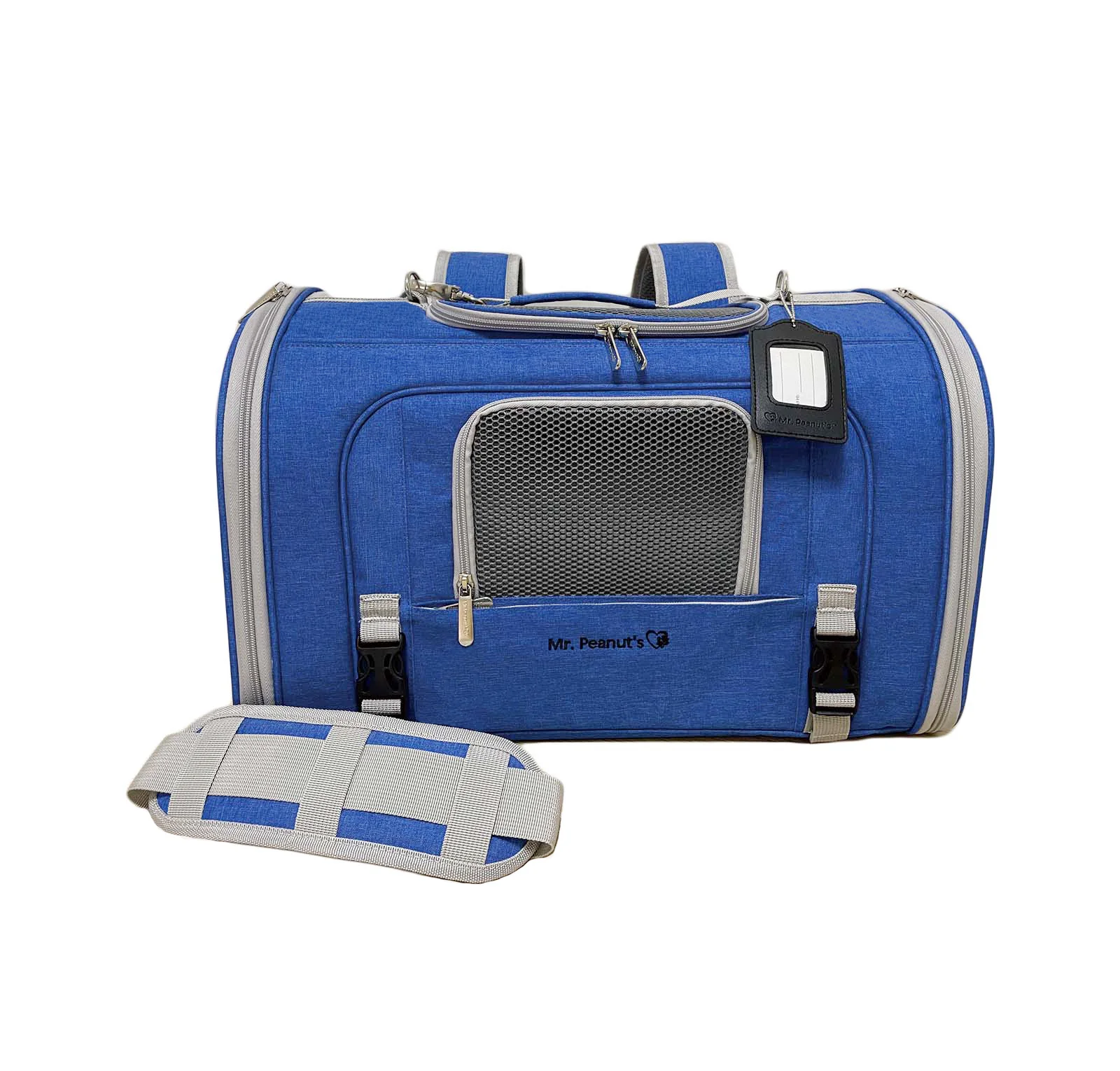 Mr. Peanut's Monterey Series Airline Compliant Horizontal Backpack Pet Carrier - Image 9