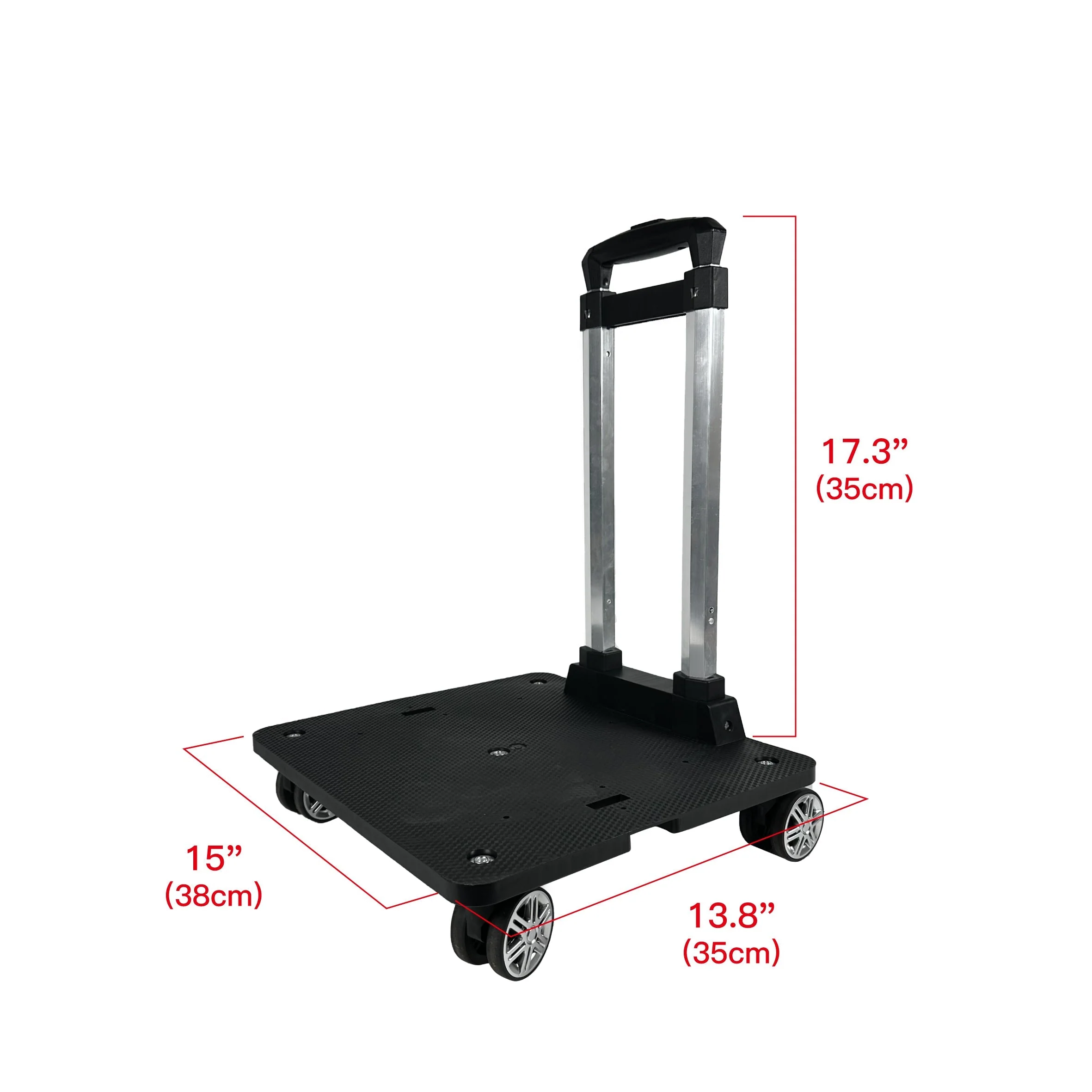 Mr. Peanut's Pet Carrier/Luggage Bag Spinner Wheelbase Luggage Cart - Image 5