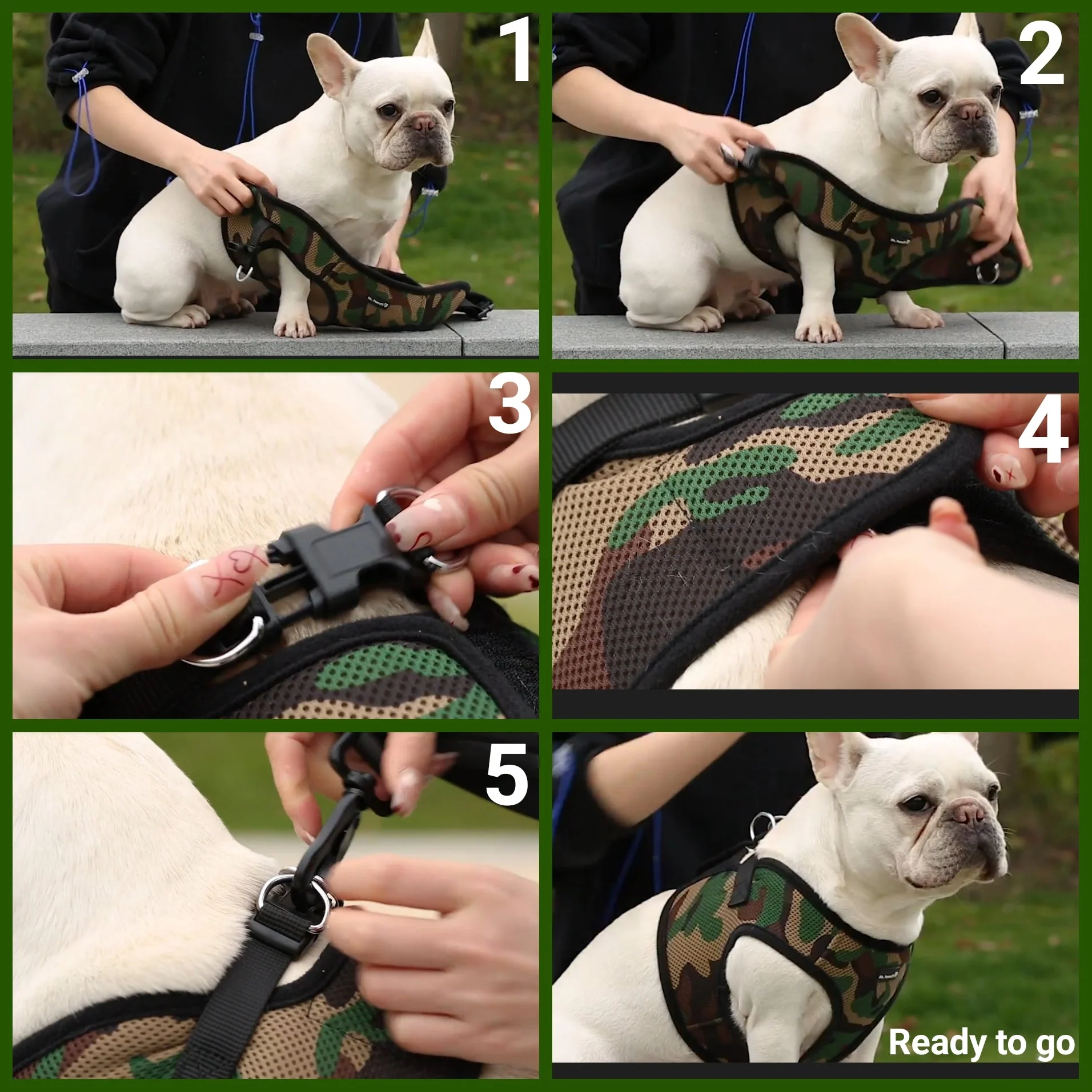Mr. Peanut's PupTrek Soft Mesh Pet Harness with Matching Leash – Adjustable, Breathable, Choke-Free - Image 6