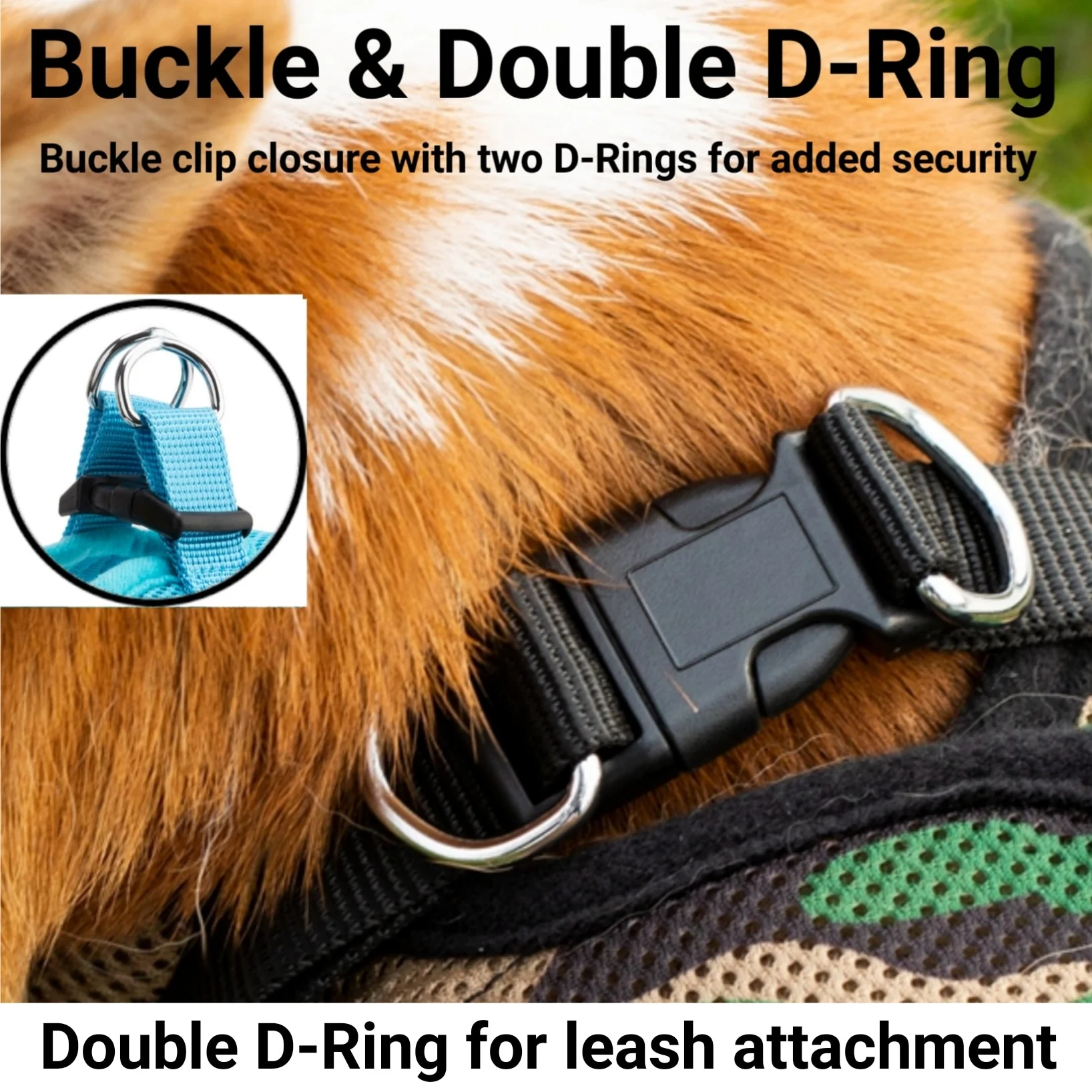 Mr. Peanut's PupTrek Soft Mesh Pet Harness with Matching Leash – Adjustable, Breathable, Choke-Free - Image 8