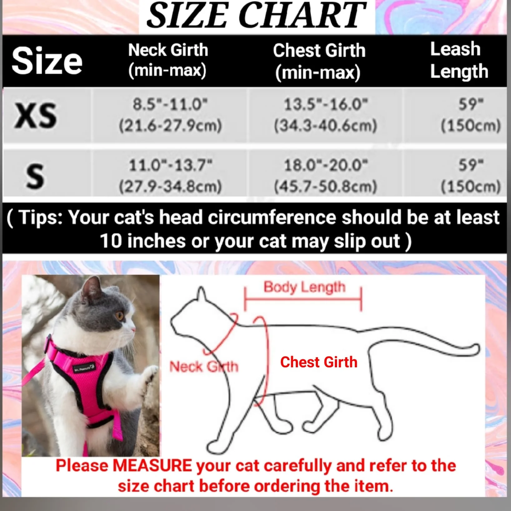Mr. Peanut's PurrTrek Reflective Cat Harness with Matching Leash - Image 2
