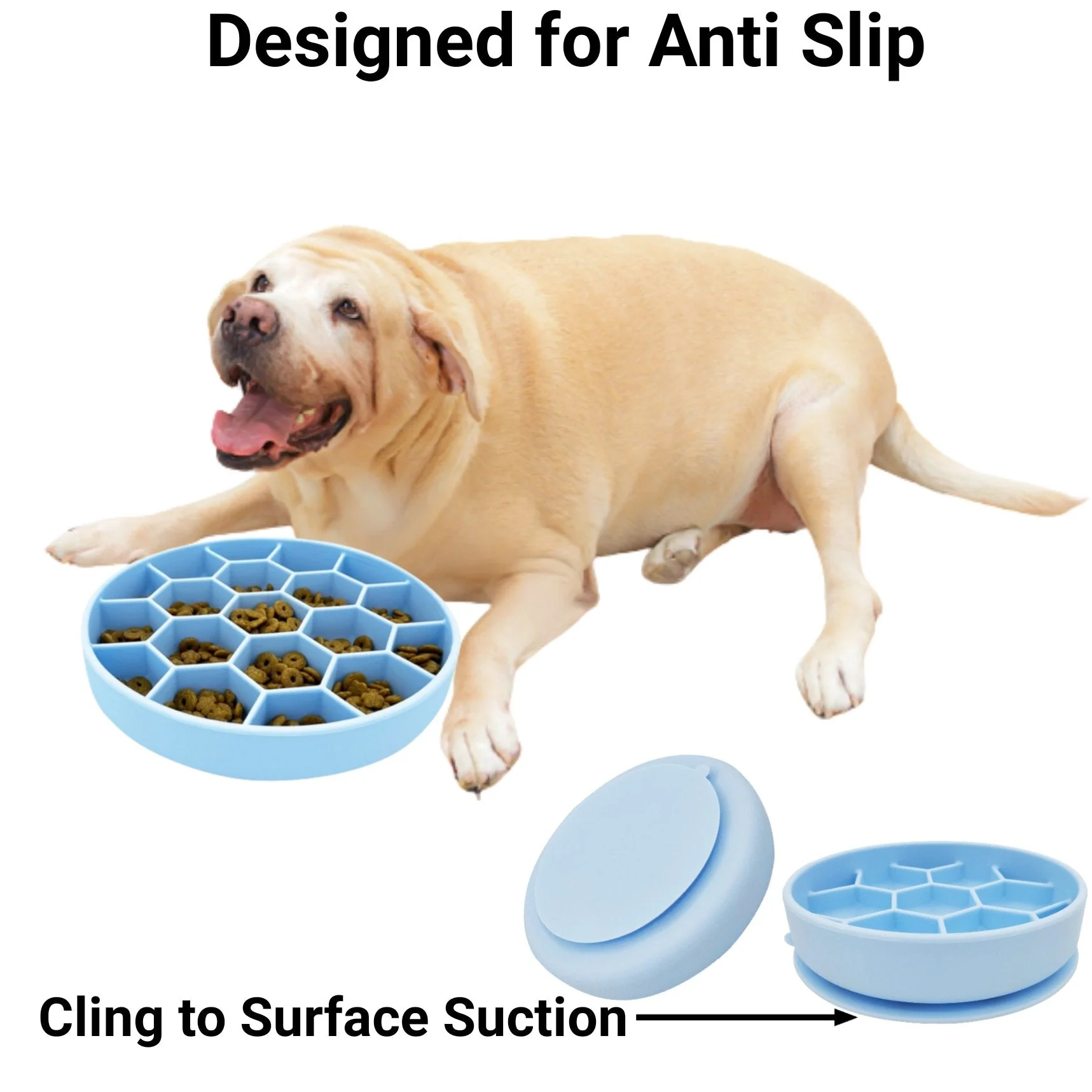 Mr. Peanut's Silicone Slow Feeder Dog Bowl - Image 6