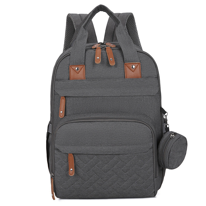 Multi-functional Diaper Bag With A Baby Changing Pad And A Warming Compartment - Image 7