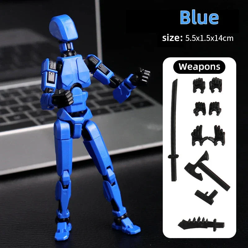 Multi-Jointed Movable Robot Mannequin – 13 Poseable Action Figures Toy - Image 3