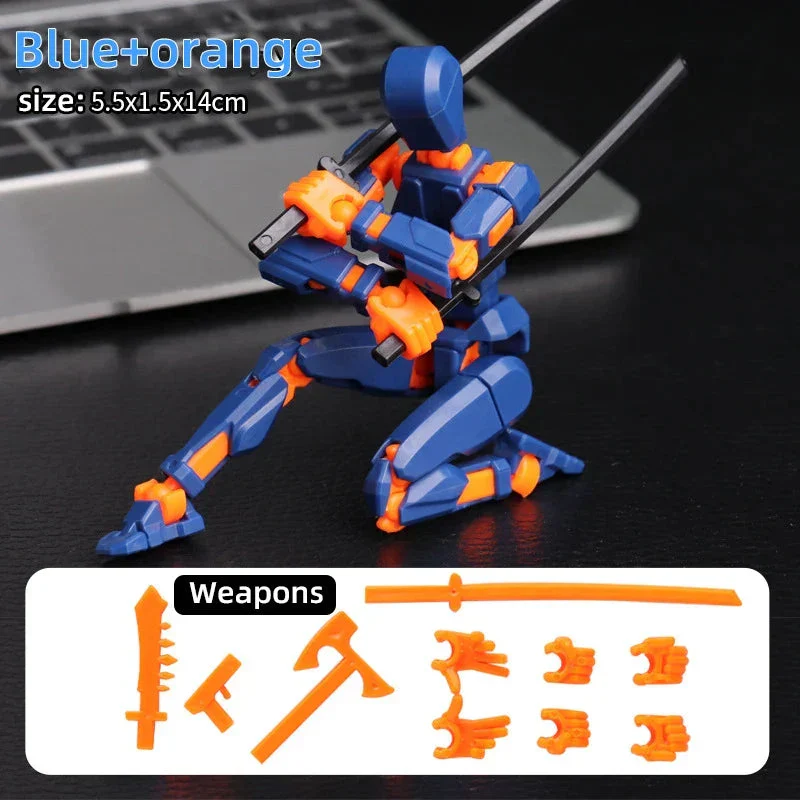 Multi-Jointed Movable Robot Mannequin – 13 Poseable Action Figures Toy - Image 6