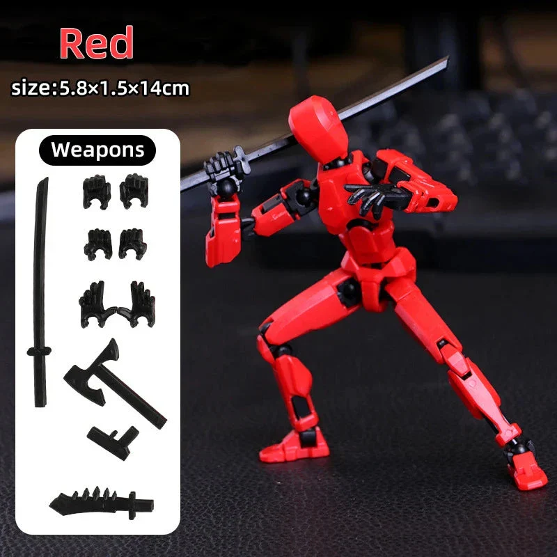 Multi-Jointed Movable Robot Mannequin – 13 Poseable Action Figures Toy - Image 7