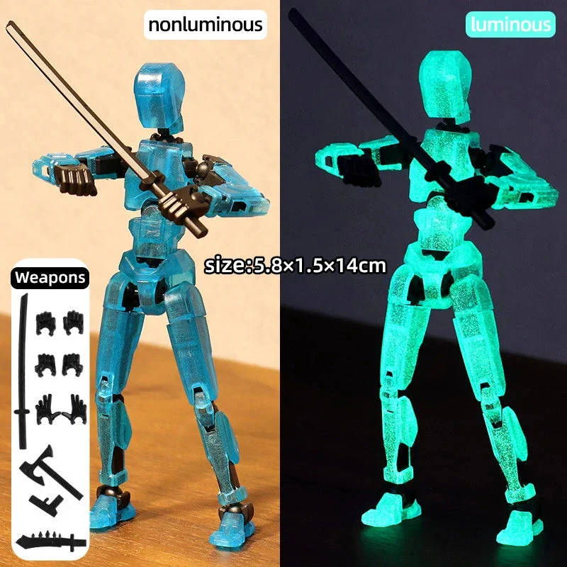 Multi-Jointed Movable Robot Mannequin – 13 Poseable Action Figures Toy - Image 8