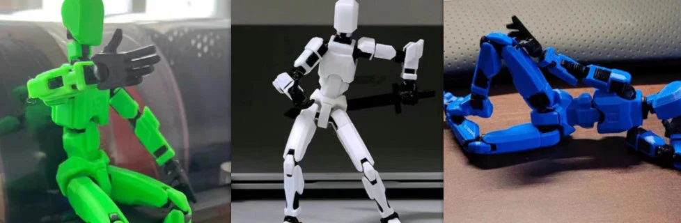 Multi-Jointed Movable Shapeshift Robot 2.0 3D Printed Mannequin Dummy Action Model Doll Toy Kid Gift - Image 22