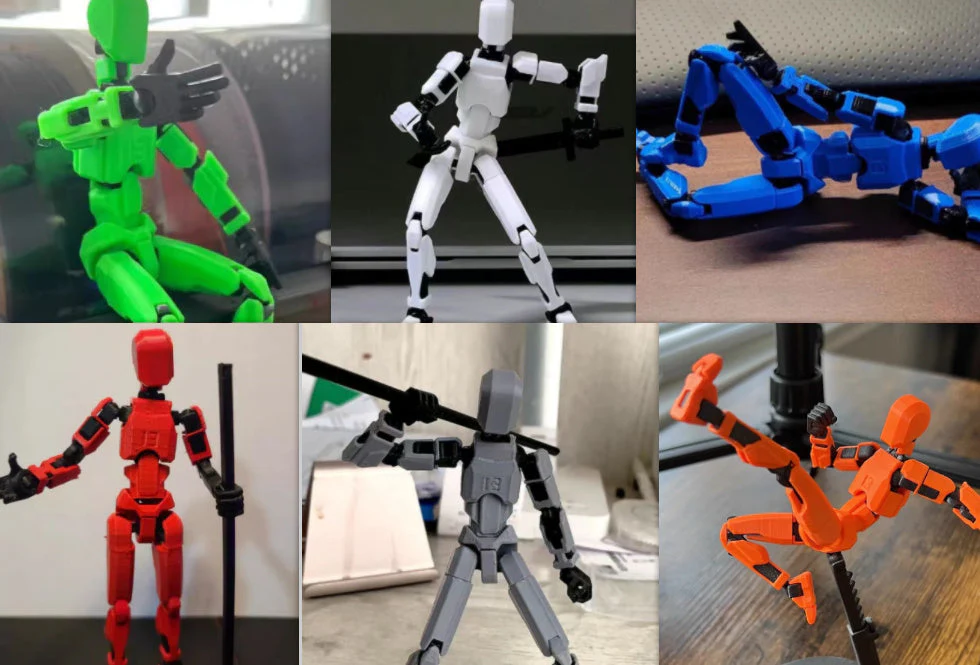 Multi-Jointed Movable Shapeshift Robot 2.0 3D Printed Mannequin Dummy Action Model Doll Toy Kid Gift - Image 23