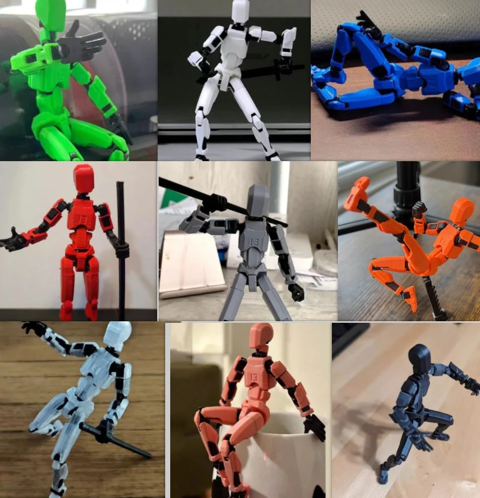Multi-Jointed Movable Shapeshift Robot 2.0 3D Printed Mannequin Dummy Action Model Doll Toy Kid Gift - Image 24