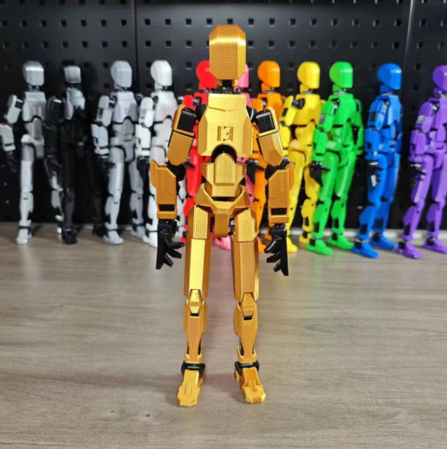 Multi-Jointed Movable Shapeshift Robot 2.0 3D Printed Mannequin Dummy Action Model Doll Toy Kid Gift - Image 26