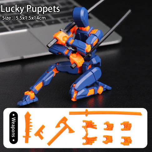 Multi-Jointed Movable Shapeshift Robot 2.0 3D Printed Mannequin Dummy Action Model Doll Toy Kid Gift - Image 30