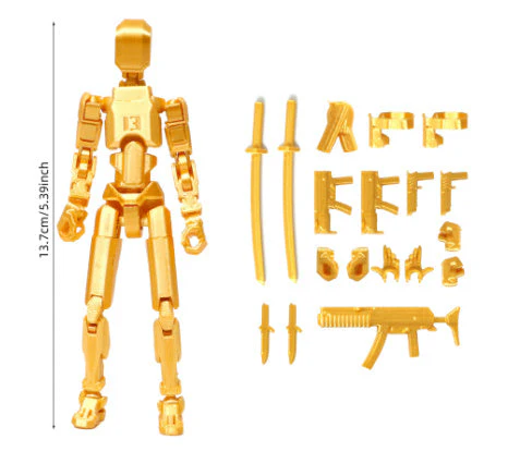 Multi-Jointed Movable Shapeshift Robot 2.0 3D Printed Mannequin Dummy Action Model Doll Toy Kid Gift - Image 33