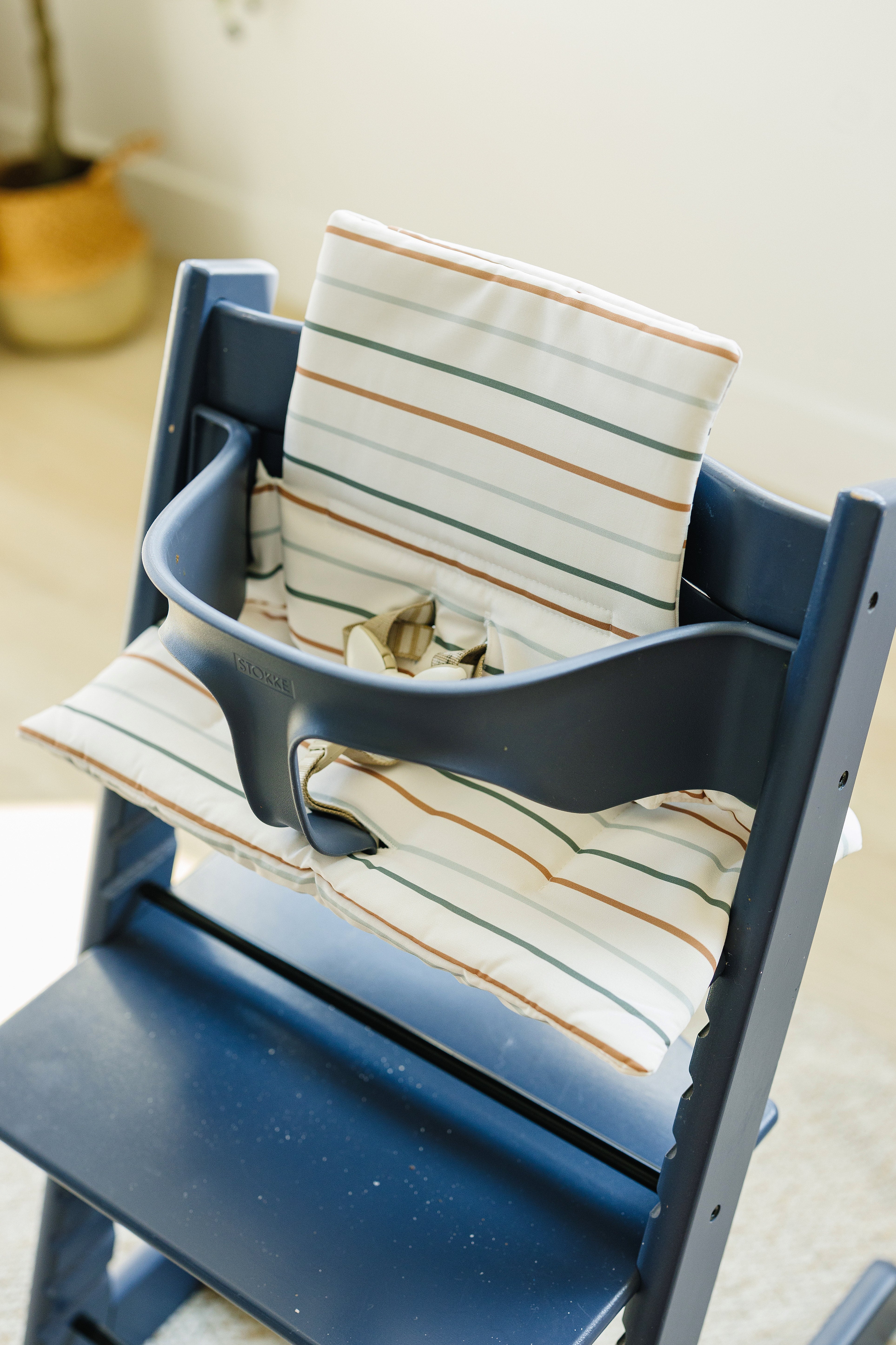 Multi Stripe Stokke Tripp Trapp Seat Cushion - Image 2
