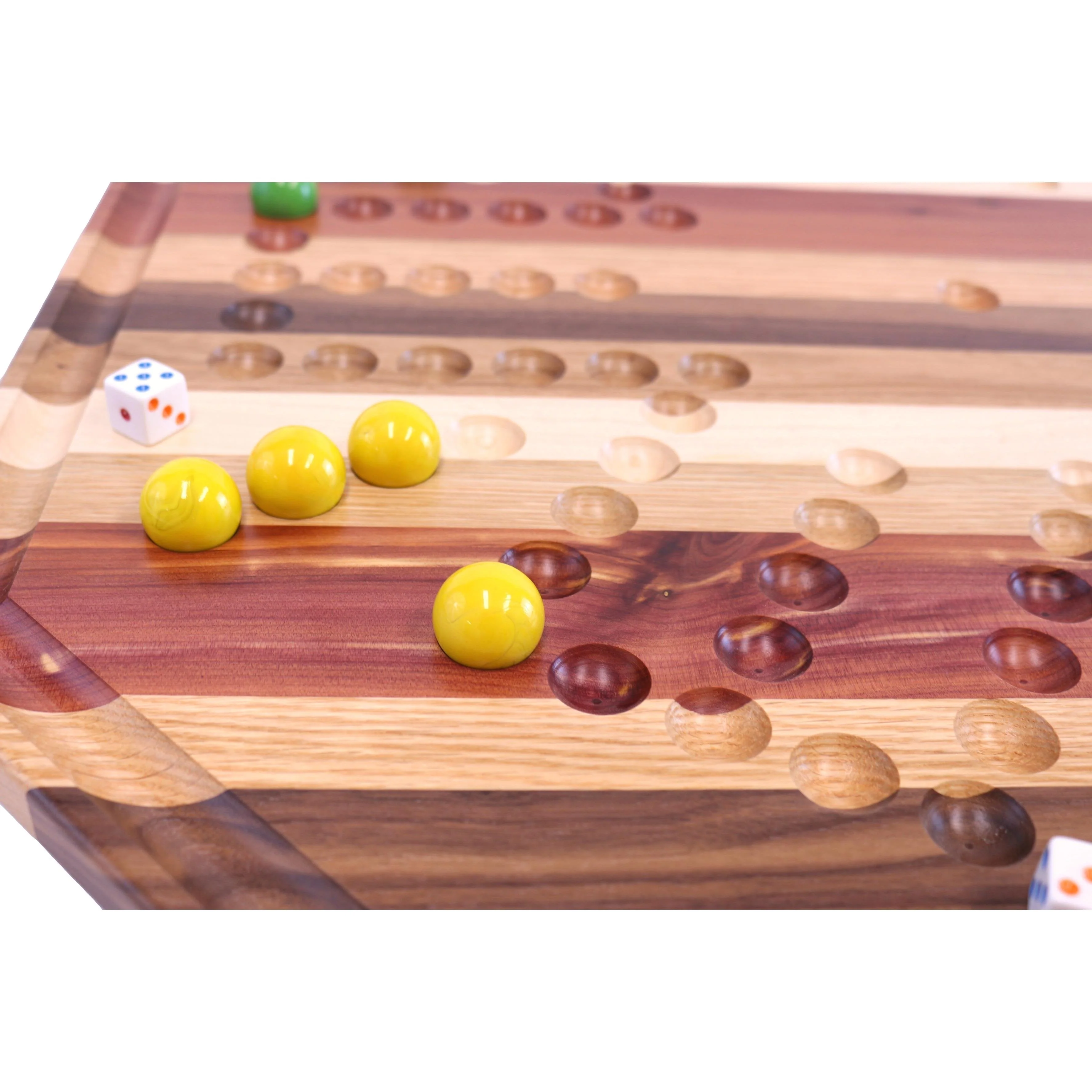 Multi-Wood Aggravation Marble Game Board Set, 24" Wide - Image 2