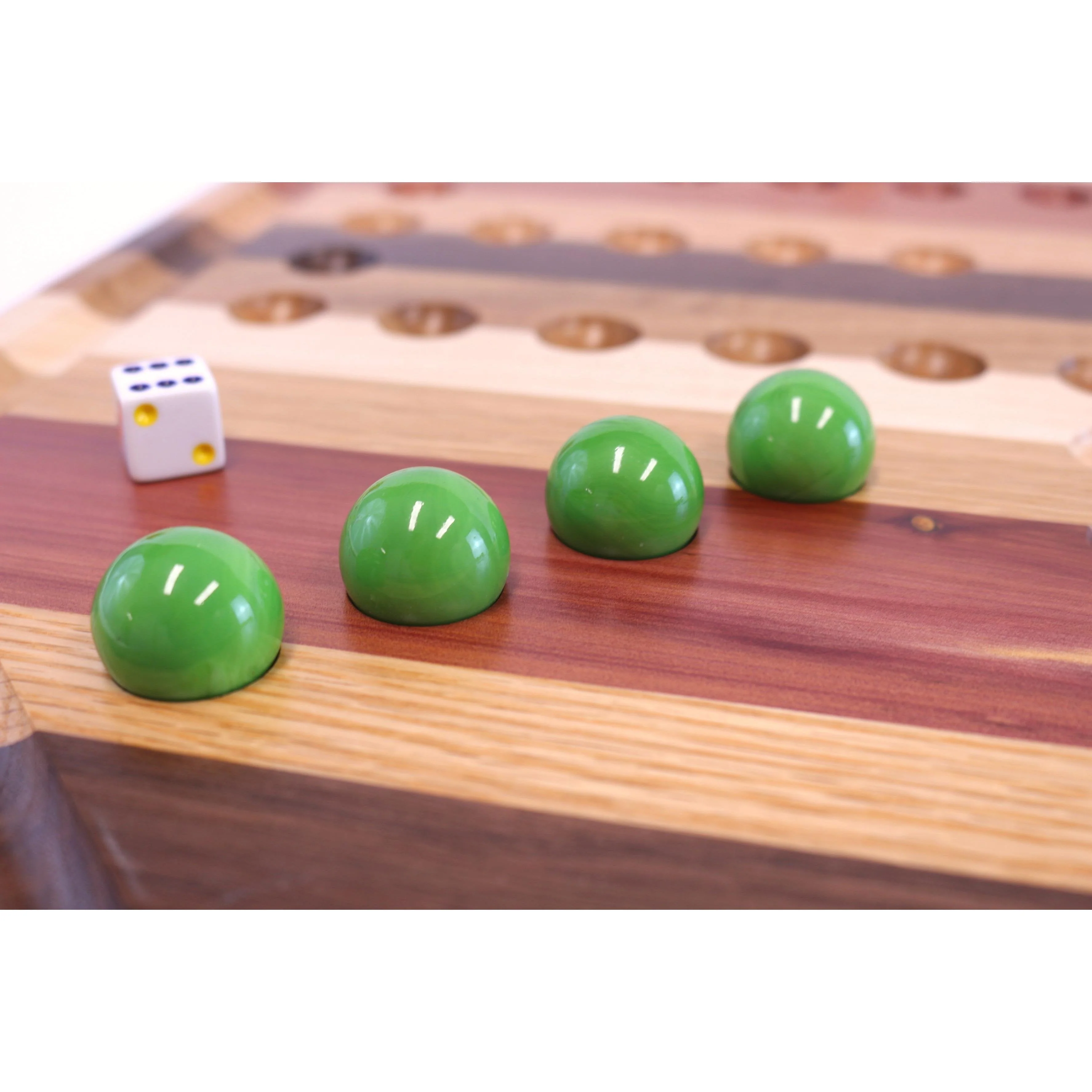 Multi-Wood Aggravation Marble Game Board Set, 24" Wide - Image 5