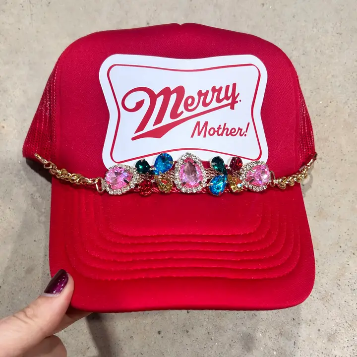 Multicolor Rhinestone Trucker Chain - Image 3