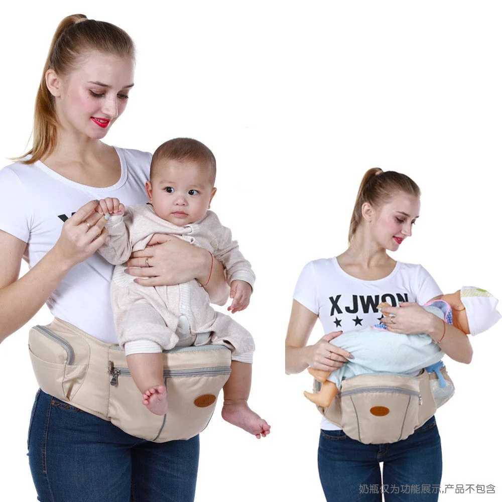 Multifunctional Baby Sling Storage Single Stool Baby Waist Stool Hold Belt - Image 3