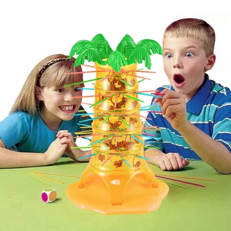 Multiplayer Tabletop Climbing Monkeys Game – Fun Interactive Parent-Child Board Game, Educational Rolling Monkey Toy for Kids - Image 2