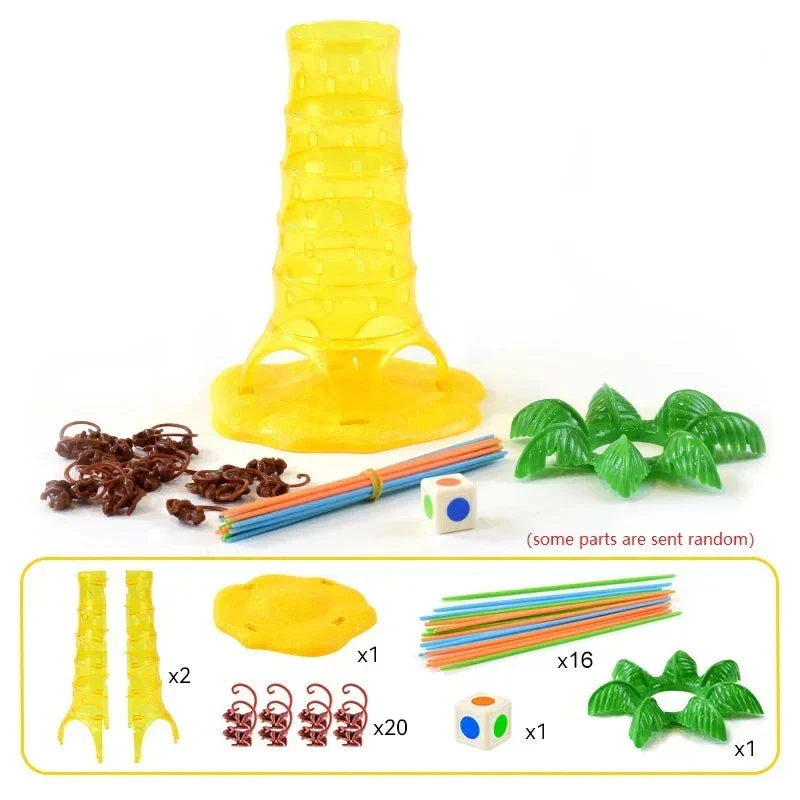 Multiplayer Tabletop Climbing Monkeys Game – Fun Interactive Parent-Child Board Game, Educational Rolling Monkey Toy for Kids - Image 4