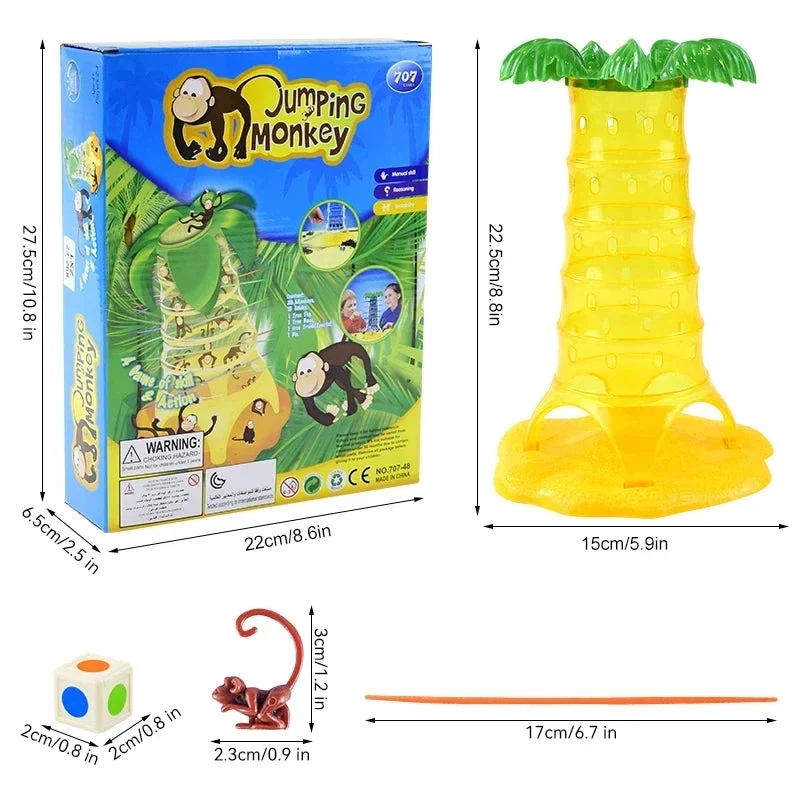 Multiplayer Tabletop Climbing Monkeys Game – Fun Interactive Parent-Child Board Game, Educational Rolling Monkey Toy for Kids - Image 5