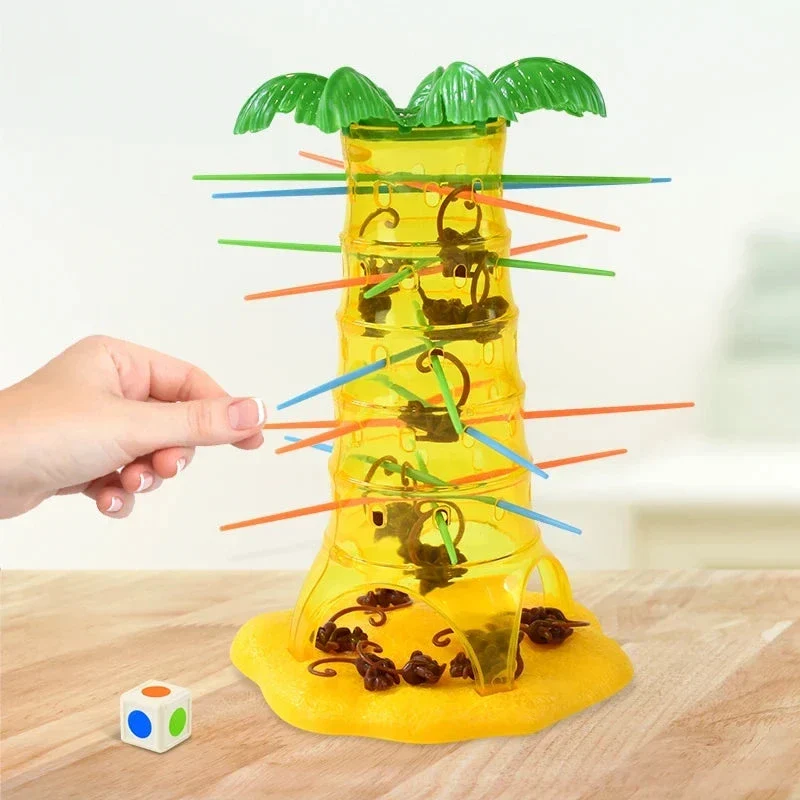 Multiplayer Tabletop Climbing Monkeys Game – Fun Interactive Parent-Child Board Game, Educational Rolling Monkey Toy for Kids - Image 6