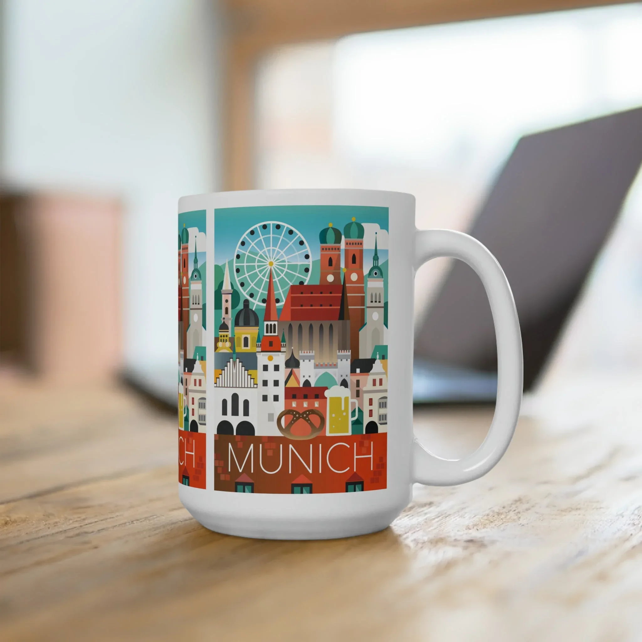 Munich Ceramic Mug 11oz or 15oz - Image 4