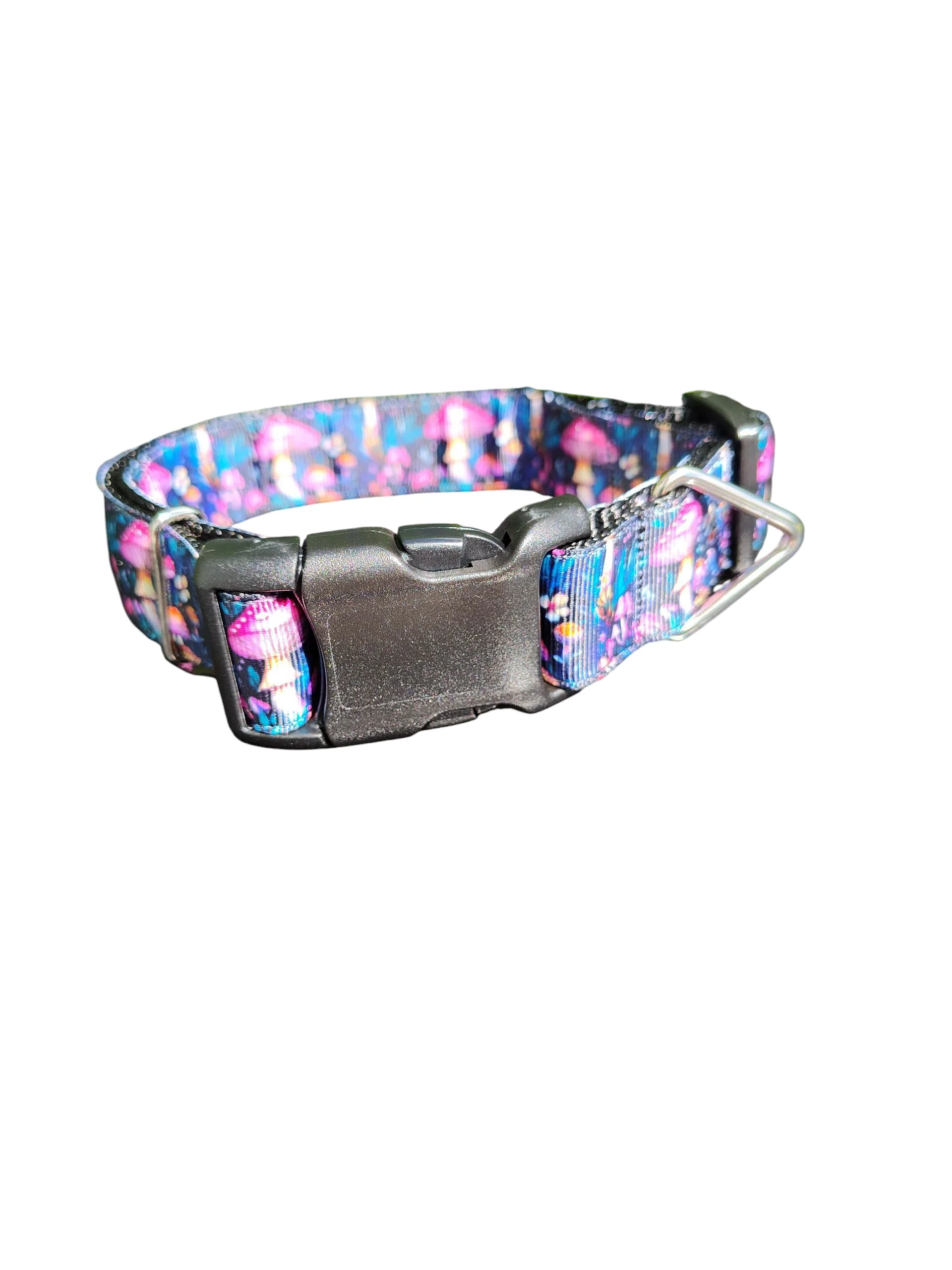Mushroom Forest Nylon Dog Collar - Image 2