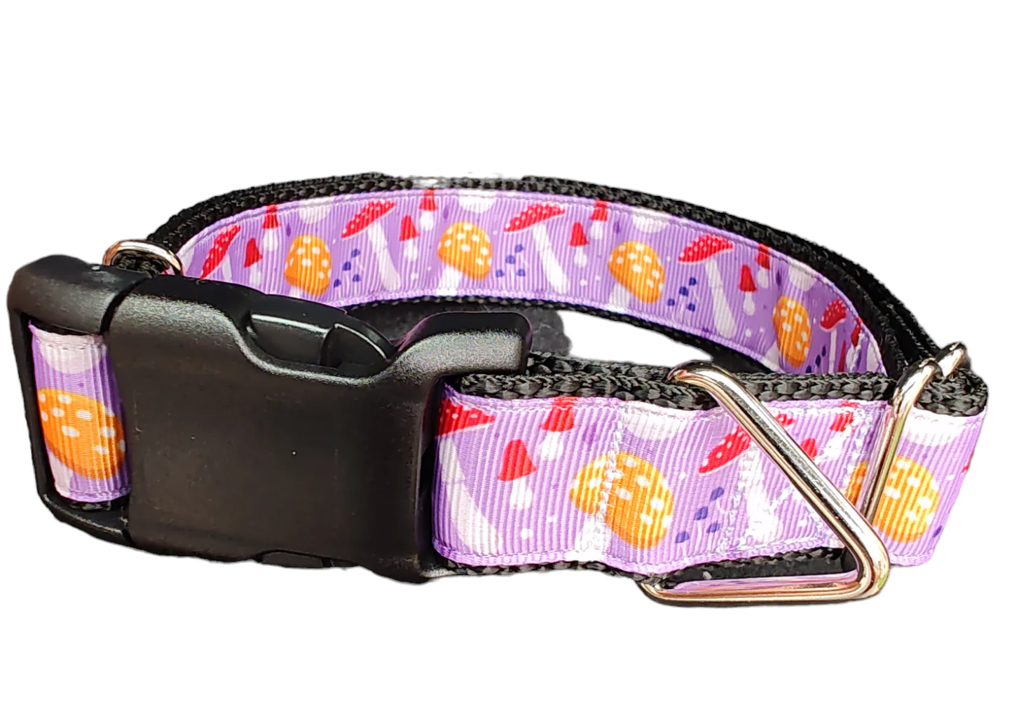 Mushrooms Nylon Dog Collar - Image 2